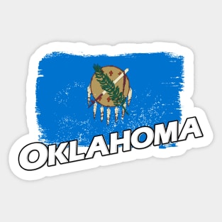 Oklahoma flag Sticker